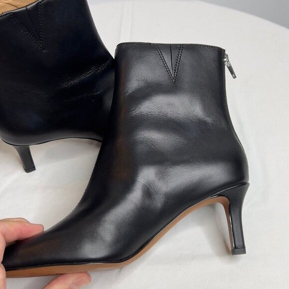 Madewell $218 The Dimes Stiletto Heel Ankle Boot Black Size 6 NT545 - Picture 7 of 13